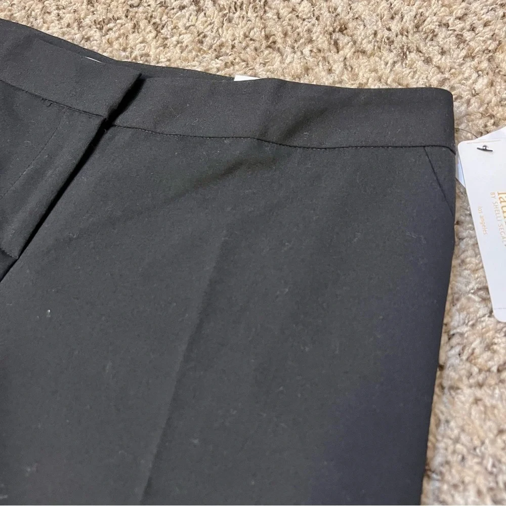 NWT LAUNDRY BY SHELLI SEGAL THE HAILEE MODERN FIT FLARE Black dress pant 12
